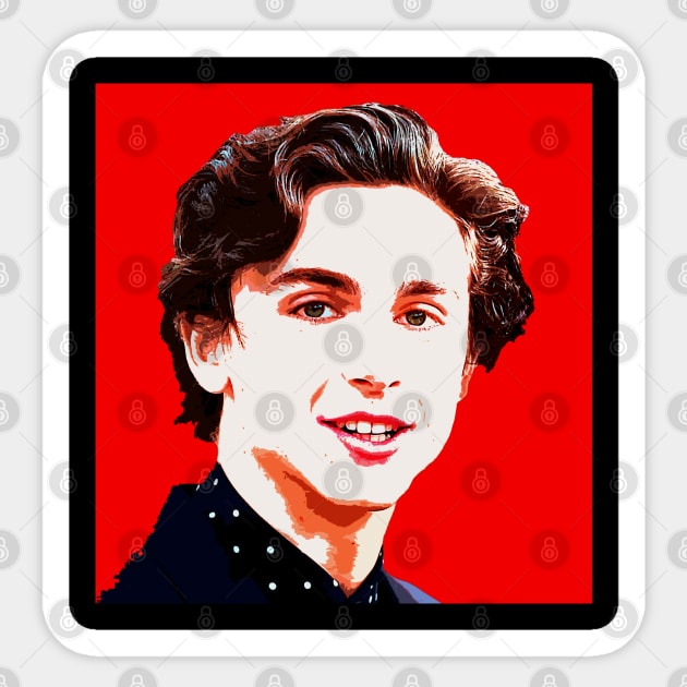 timothee chalamet Sticker by oryan80